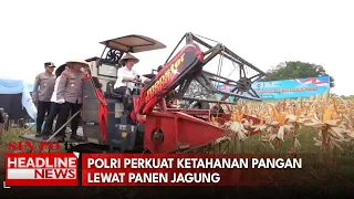 Polri Perkuat Ketahanan Pangan Lewat Panen Jagung
