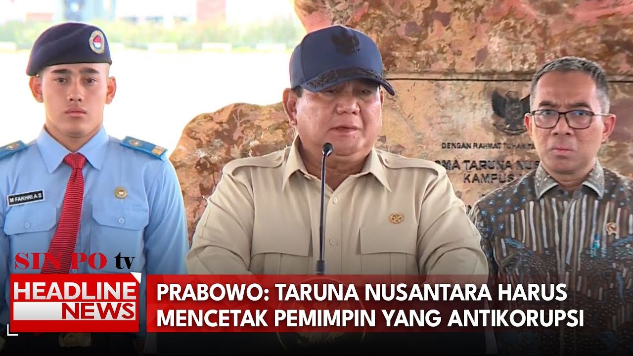 Prabowo: Taruna Nusantara Harus Mencetak Pemimpin Yang Antikorupsi
