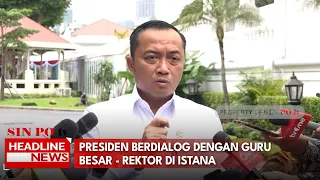Presiden Berdialog Dengan Guru Besar dan Rektor di Istana