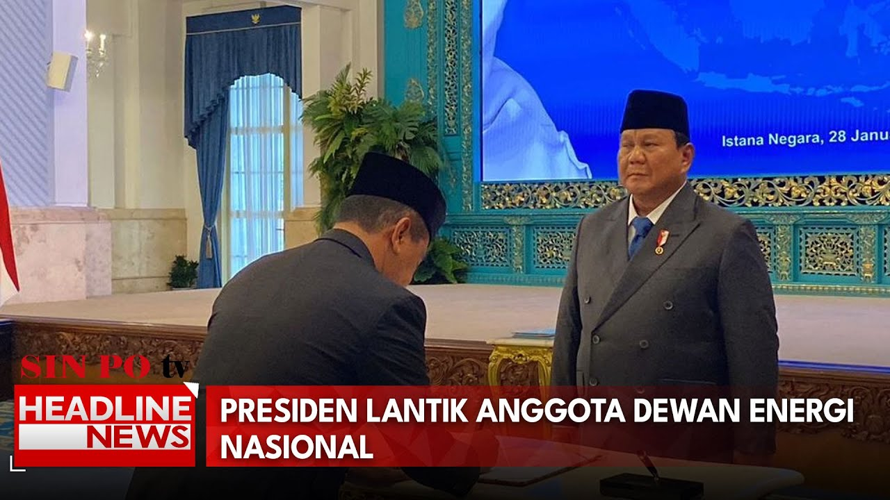 Presiden Lantik Anggota Dewan Energi Nasional