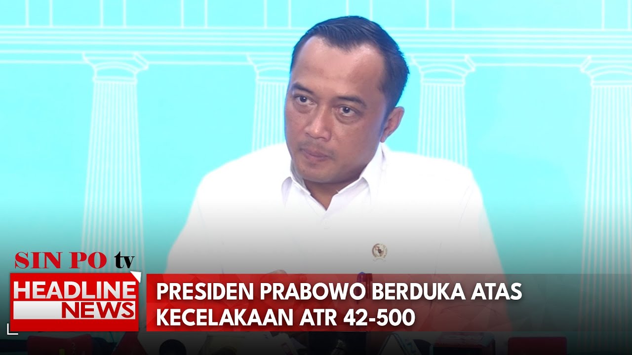 Presiden Prabowo Berduka Atas Kecelakaan ATR 42-500