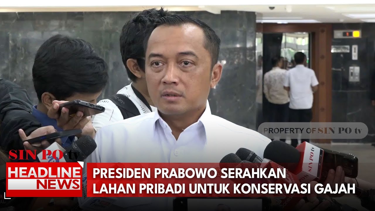 Presiden Prabowo Serahkan Lahan Pribadi Untuk Konservasi Gajah