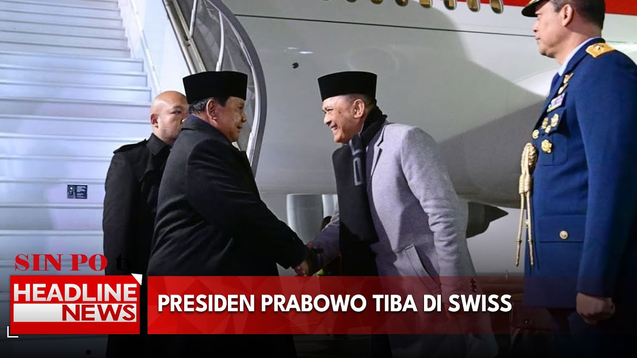 Presiden Prabowo Tiba Di Swiss