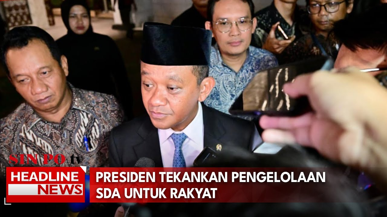 Presiden Tekankan Pengelolaan Sda Untuk Rakyat