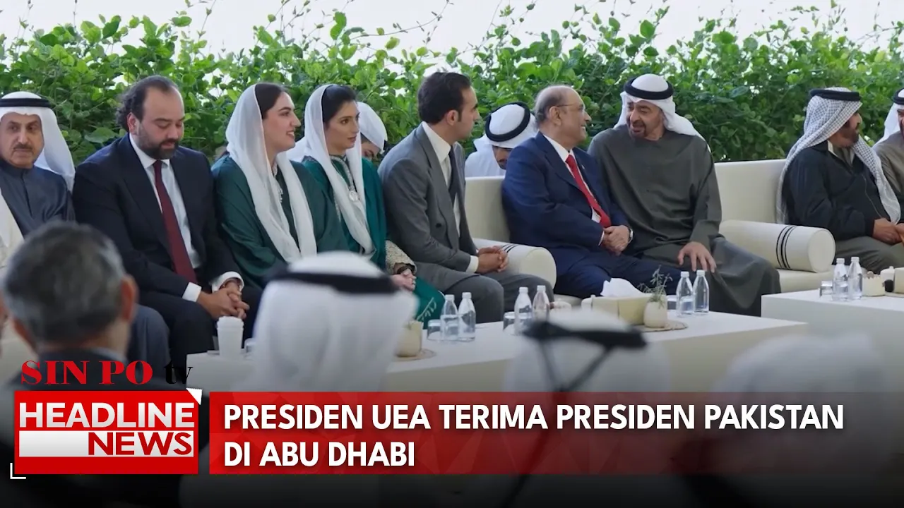 Presiden UEA Terima Presiden Pakistan Di Abu Dhabi