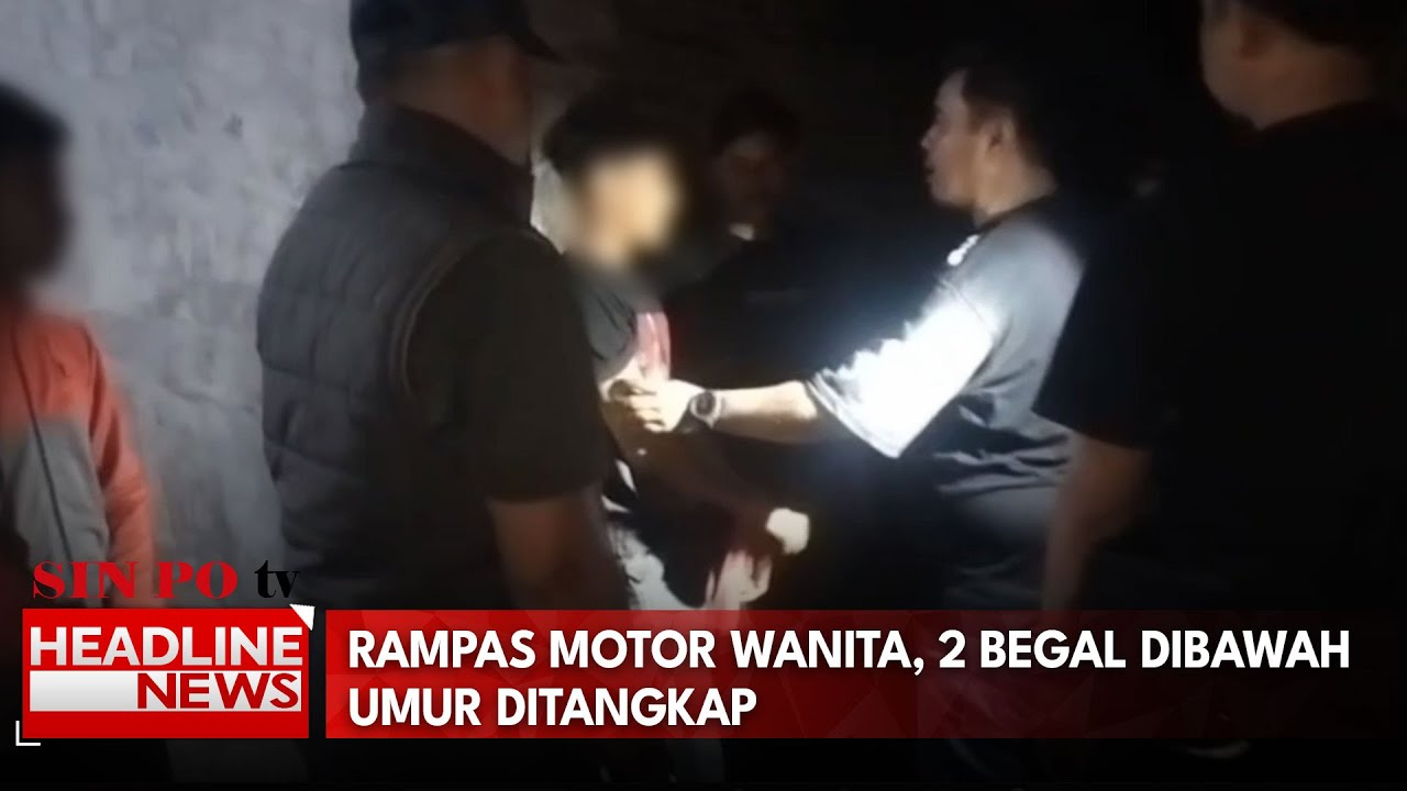 Rampas Motor Wanita, 2 Begal Dibawah Umur Ditangkap
