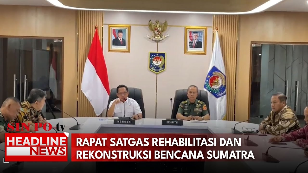 Rapat Satgas Rehabilitasi Dan Rekonstruksi Bencana Sumatra