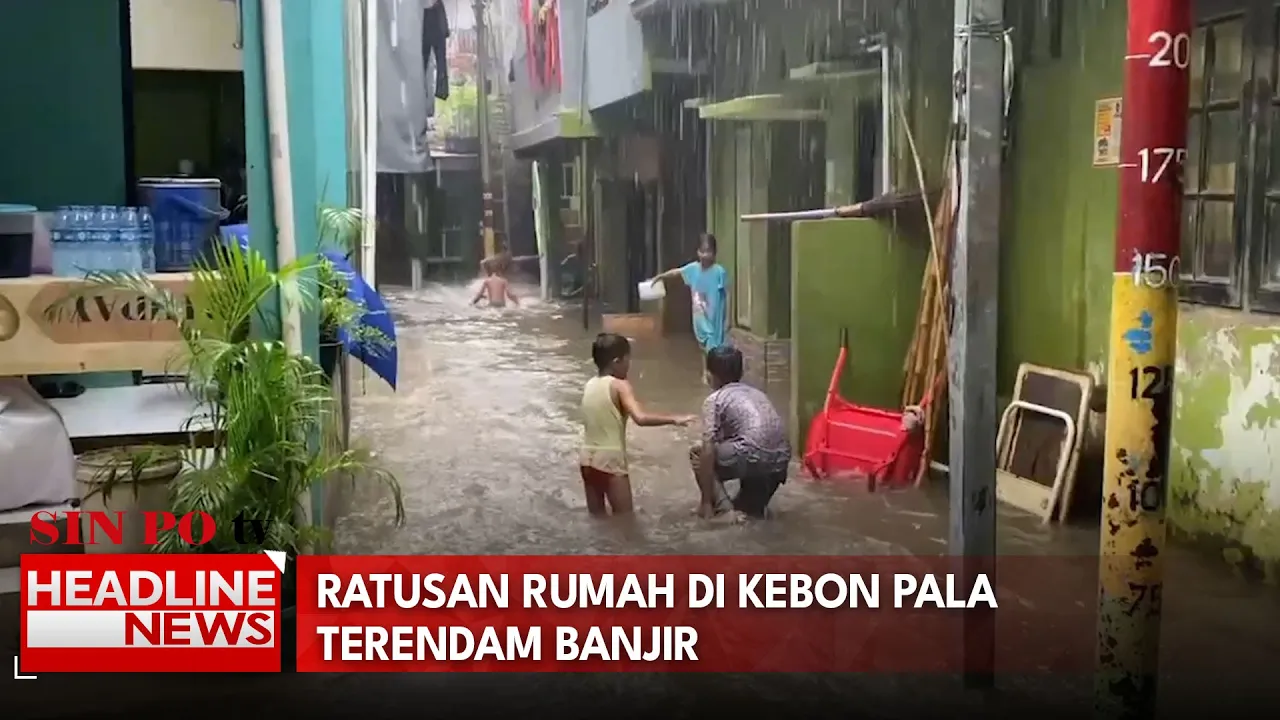 Ratusan Rumah Di Kebon Pala Terendam Banjir