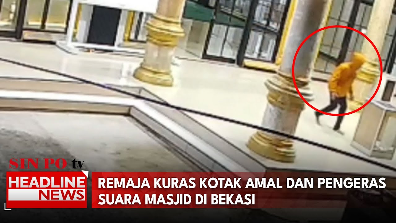 Remaja Kuras Kotak Amal Dan Pengeras Suara Masjid Di Bekasi