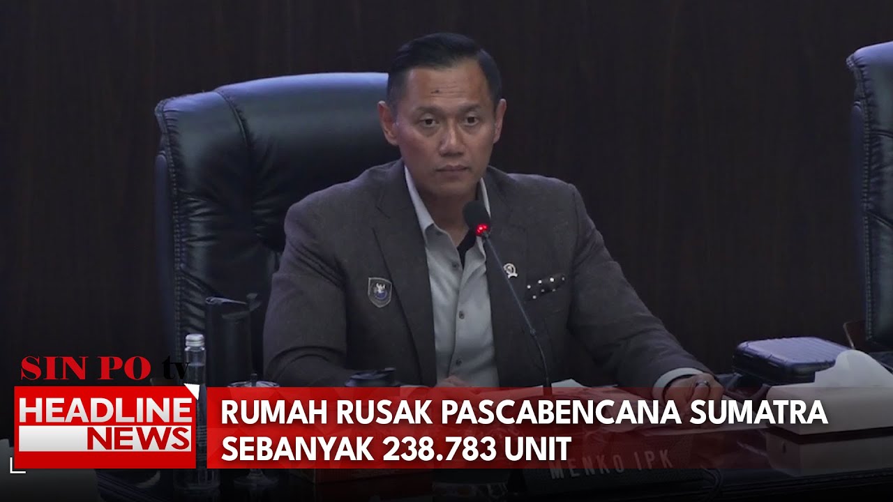 Rumah Rusak Pascabencana Sumatra Sebanyak 238.783 Unit