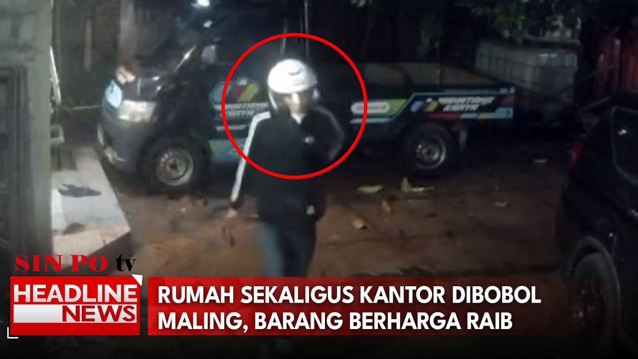 Rumah Sekaligus Kantor Dibobol Maling, Barang Berharga Raib