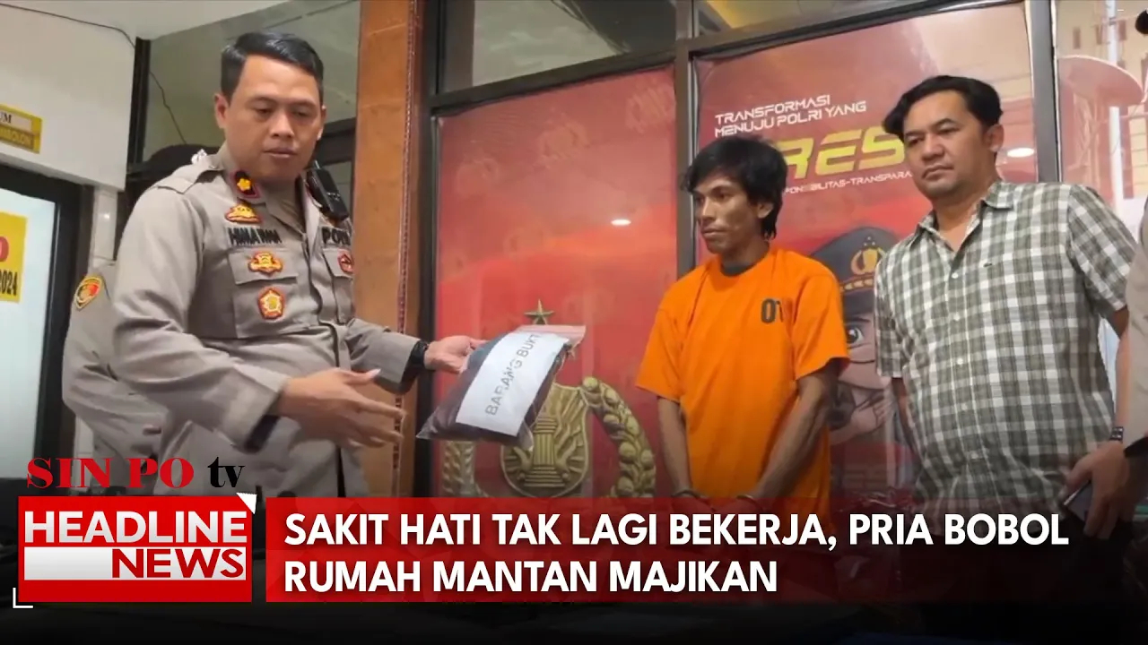 Sakit Hati Tak Lagi Bekerja, Pria Bobol Rumah Mantan Majikan