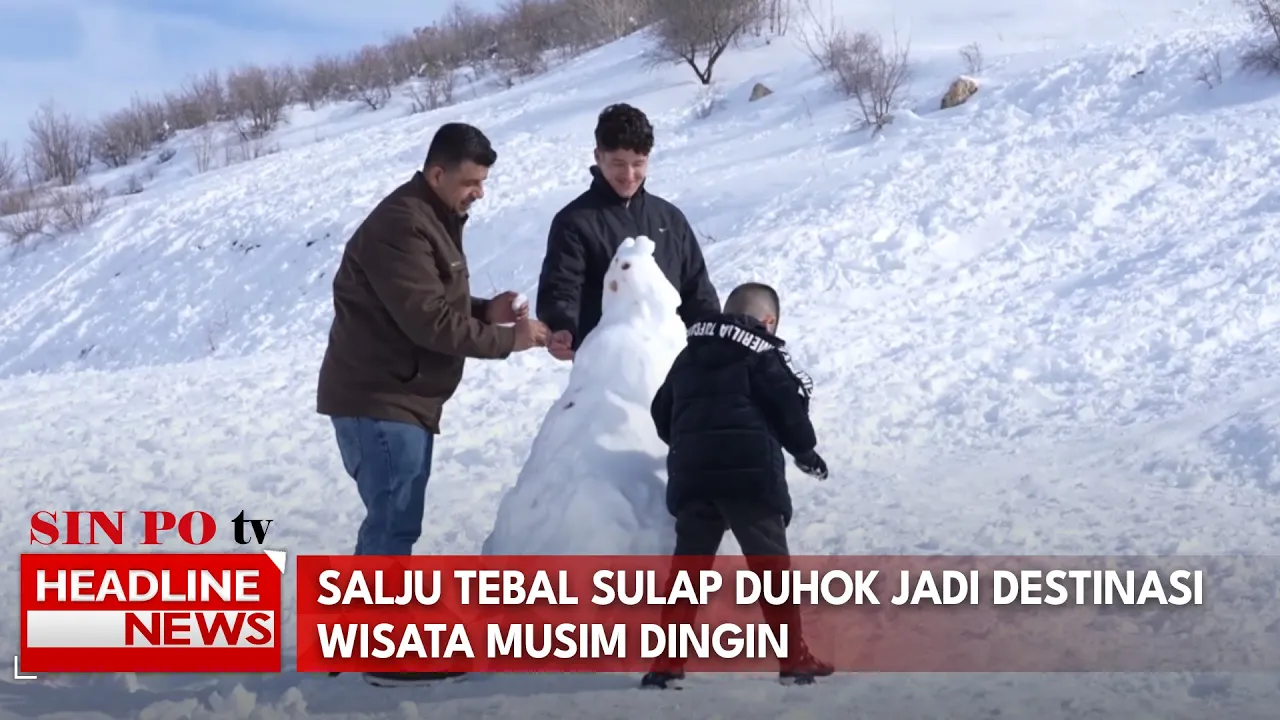 Salju Tebal Sulap Duhok Jadi Destinasi Wisata Musim Dingin