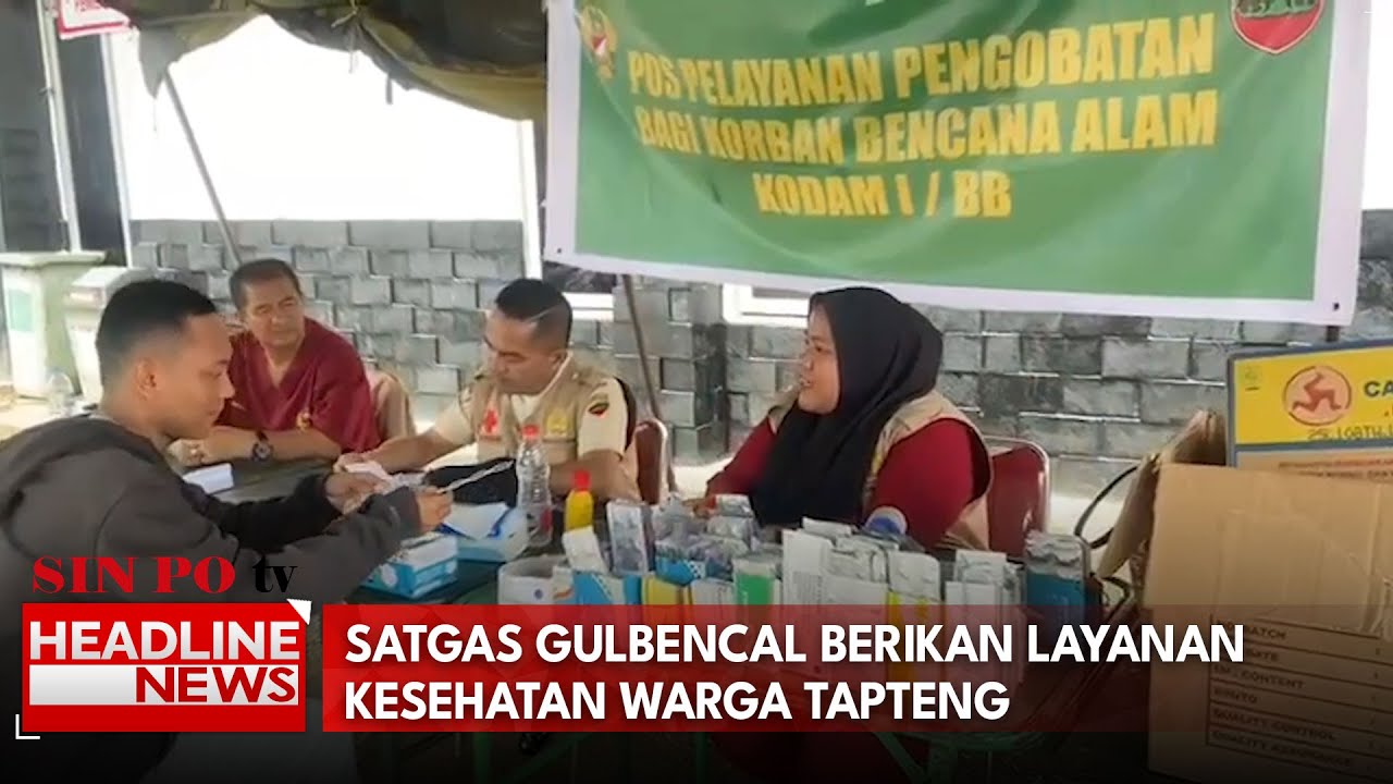 Satgas Gulbencal Berikan Layanan Kesehatan Warga Tapteng