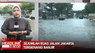 Sejumlah Ruas Jalan Jakarta Tergenang Banjir