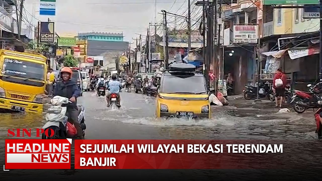Sejumlah Wilayah Bekasi Terendam Banjir