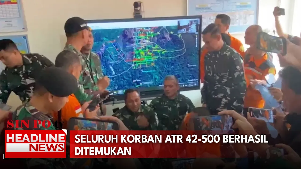 Seluruh Korban ATR 42-500 Berhasil Ditemukan