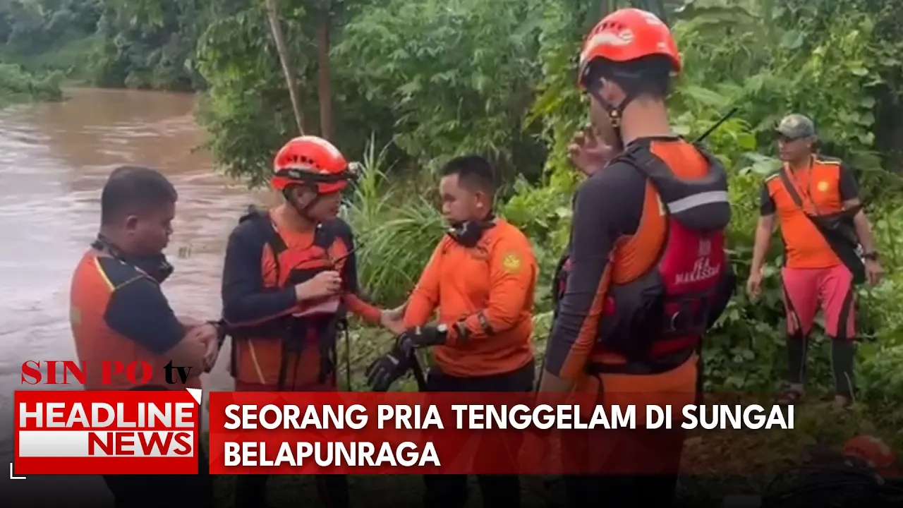 Seorang Pria Tenggelam Di Sungai Belapunraga