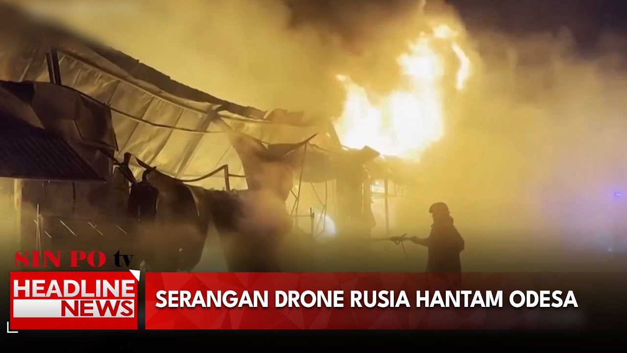 Serangan Drone Rusia Hantam Odesa
