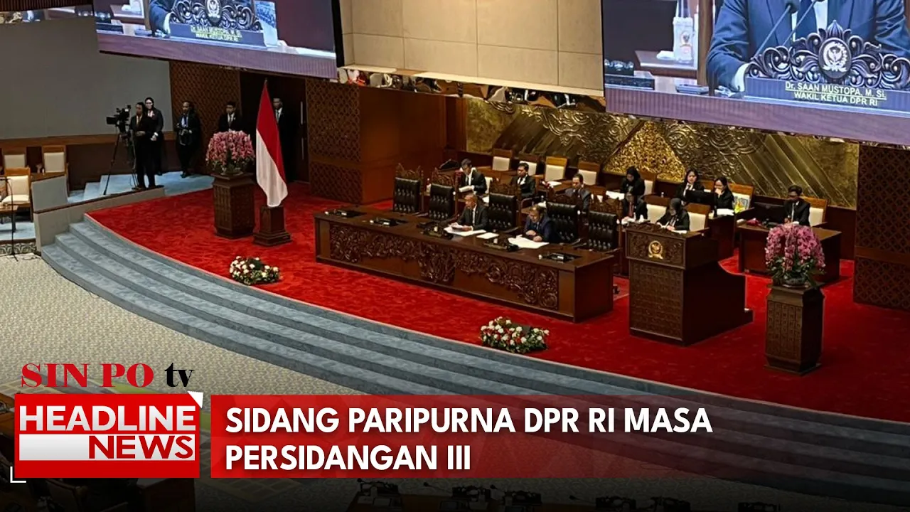 Sidang Paripurna DPR RI Masa Persidangan III