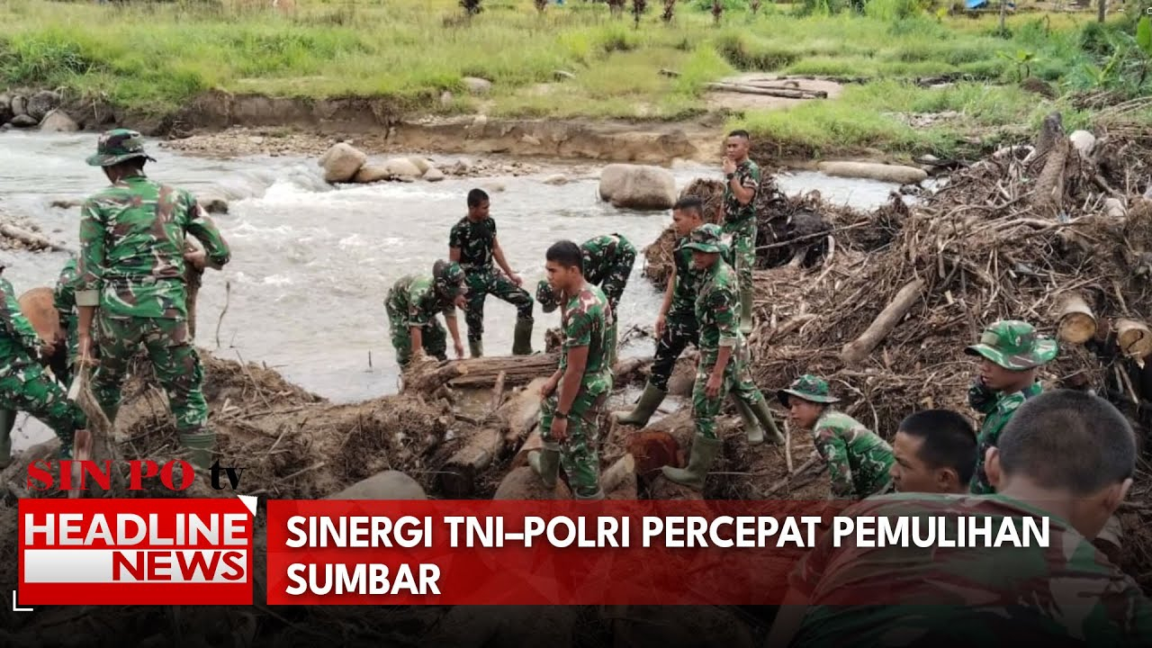 Sinergi TNI–Polri Percepat Pemulihan Sumbar