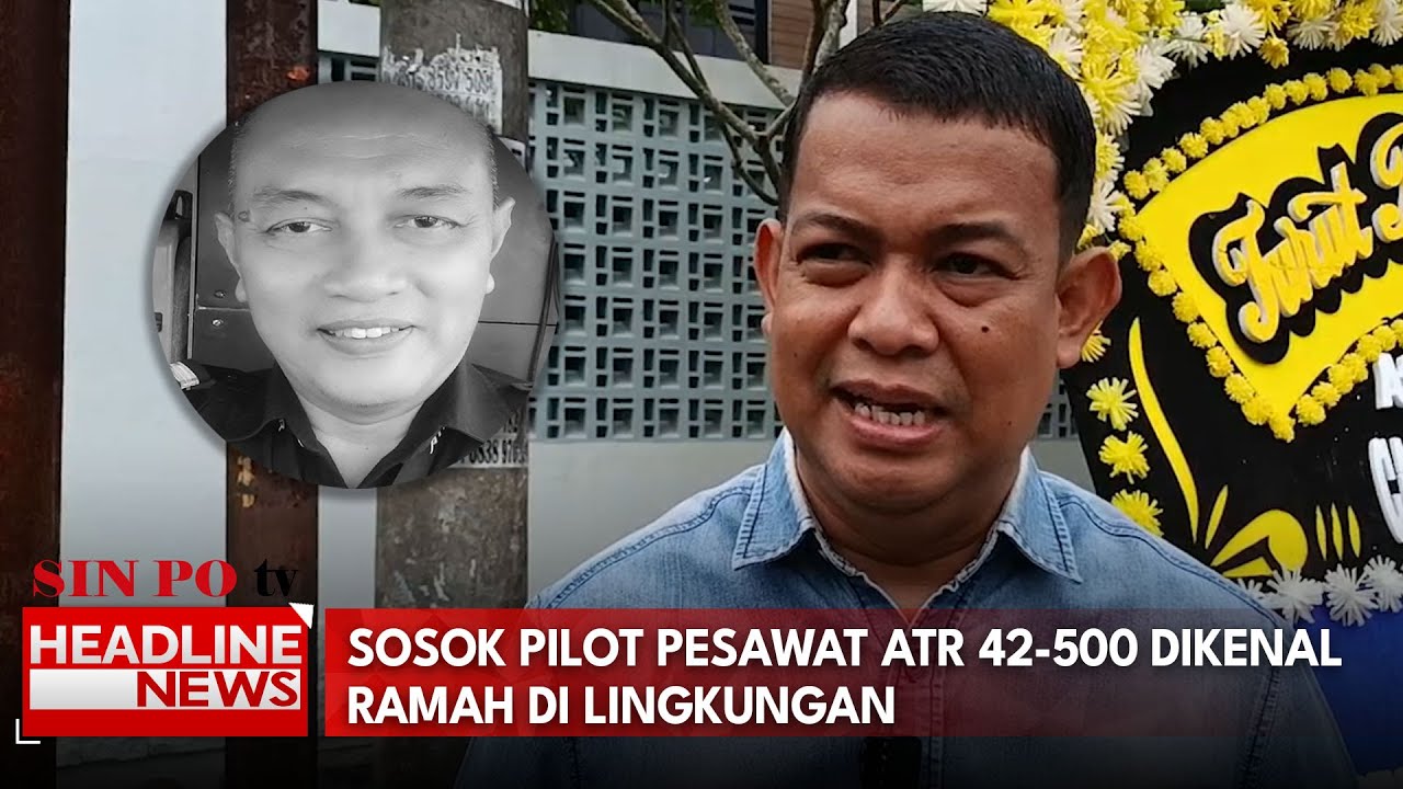 Sosok Pilot Pesawat ATR 42-500 Dikenal Ramah Di Lingkungan