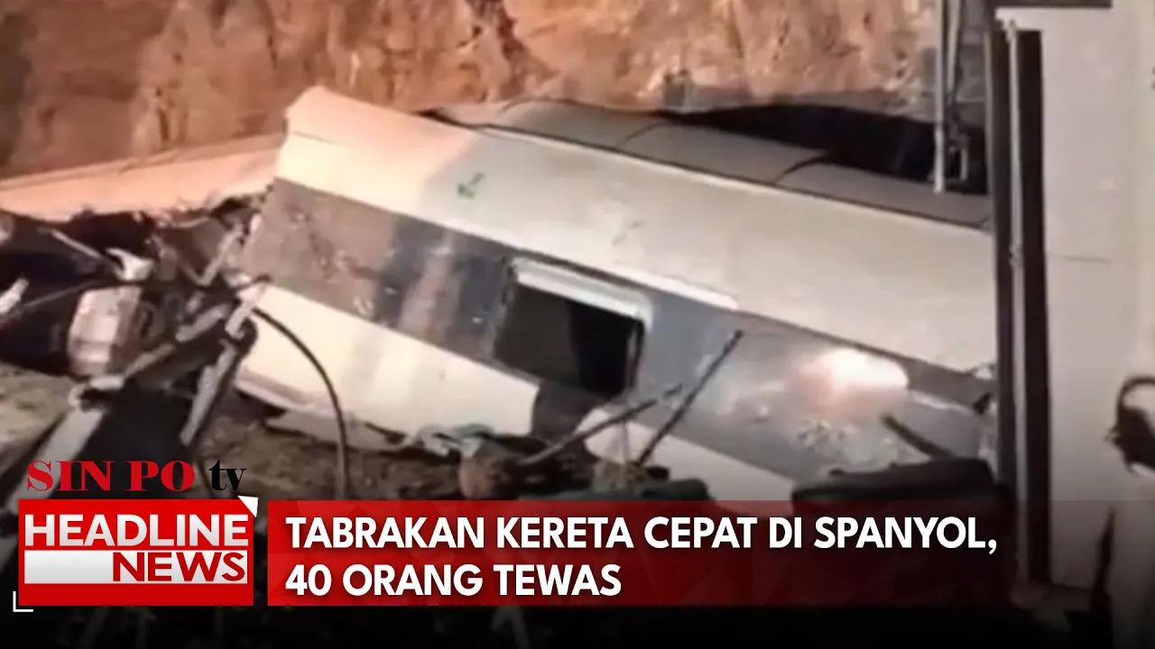 Tabrakan Kereta Cepat Di Spanyol, 40 Orang Tewas