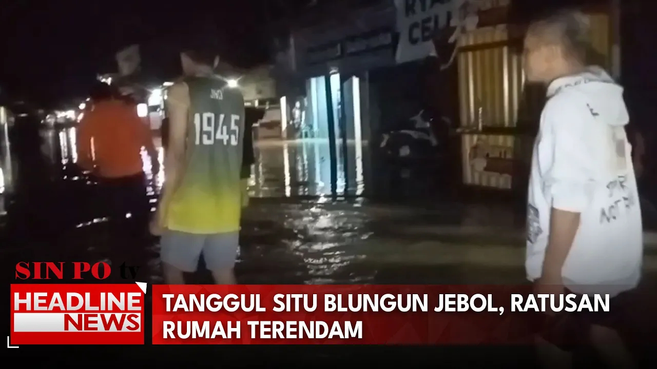 Tanggul Situ Blungun Jebol, Ratusan Rumah Terendam