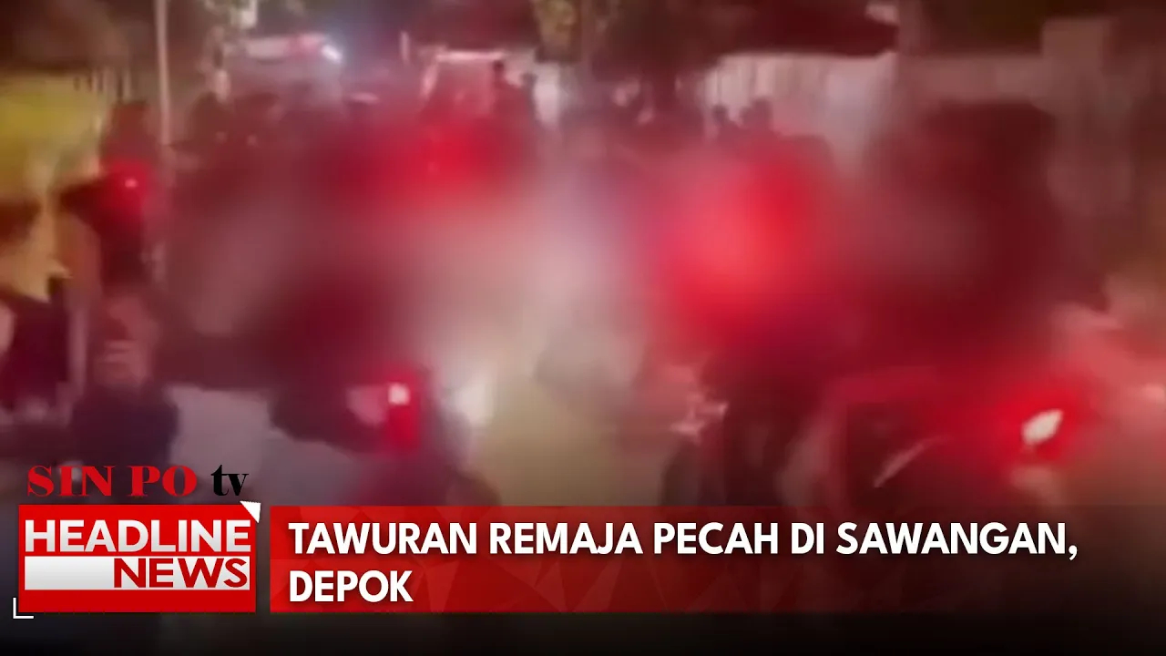 Tawuran Remaja Pecah Di Sawangan, Depok
