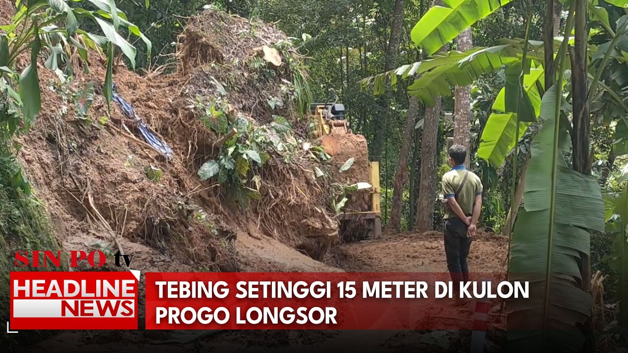 Tebing Longsor Tutup Akses Jalan