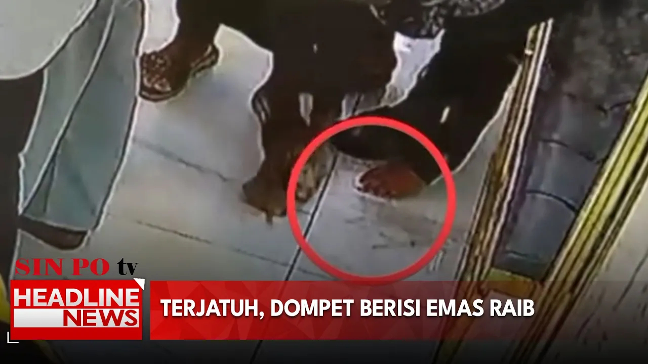 Terjatuh, Dompet Berisi Emas Raib