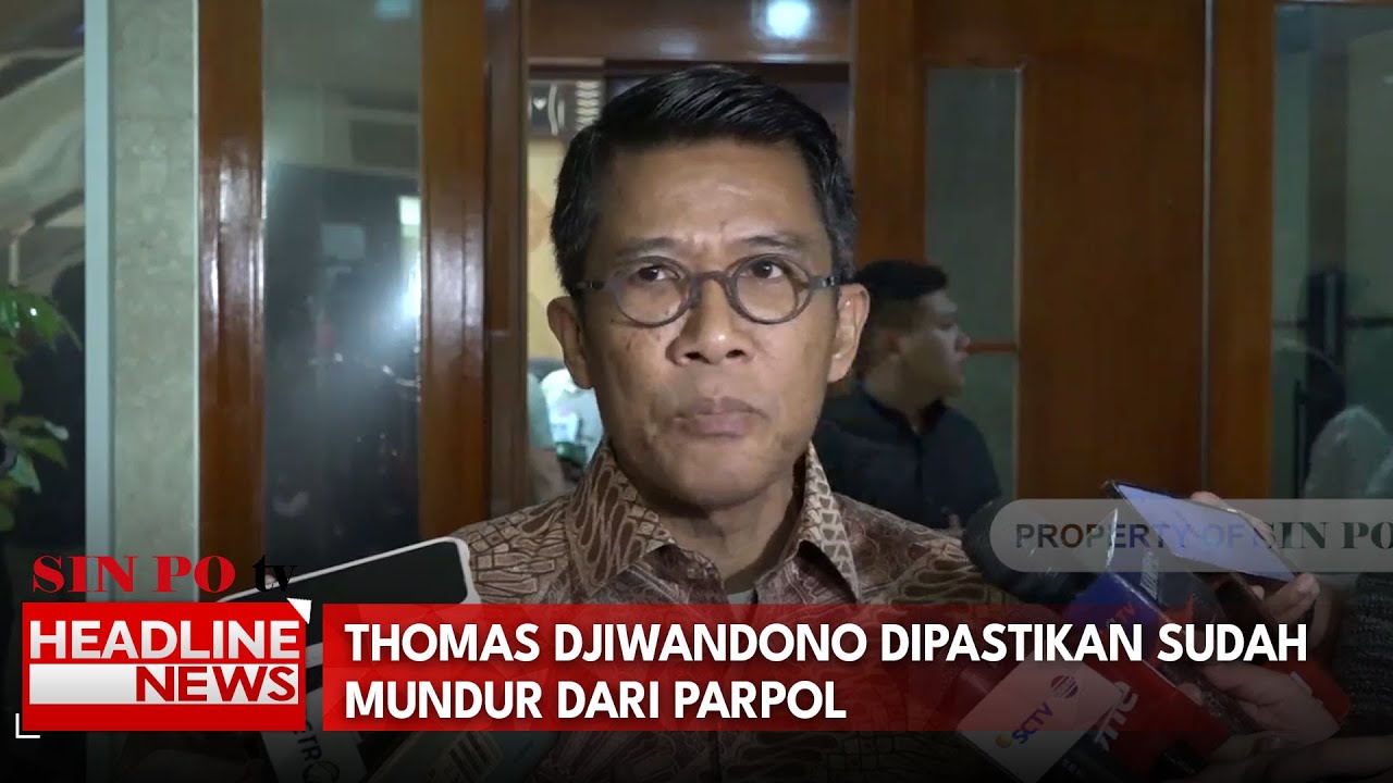 Thomas Djiwandono Dipastikan Sudah Mundur Dari Parpol