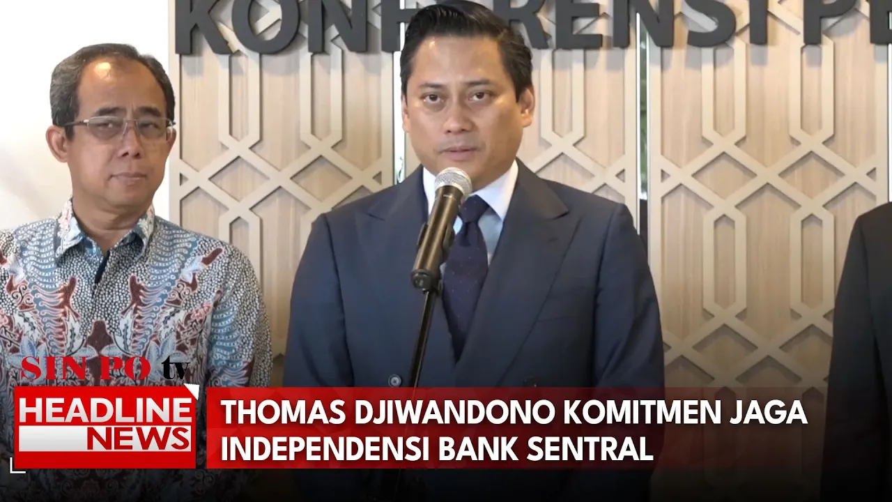 Thomas Djiwandono Komitmen Jaga Independensi Bank Sentral