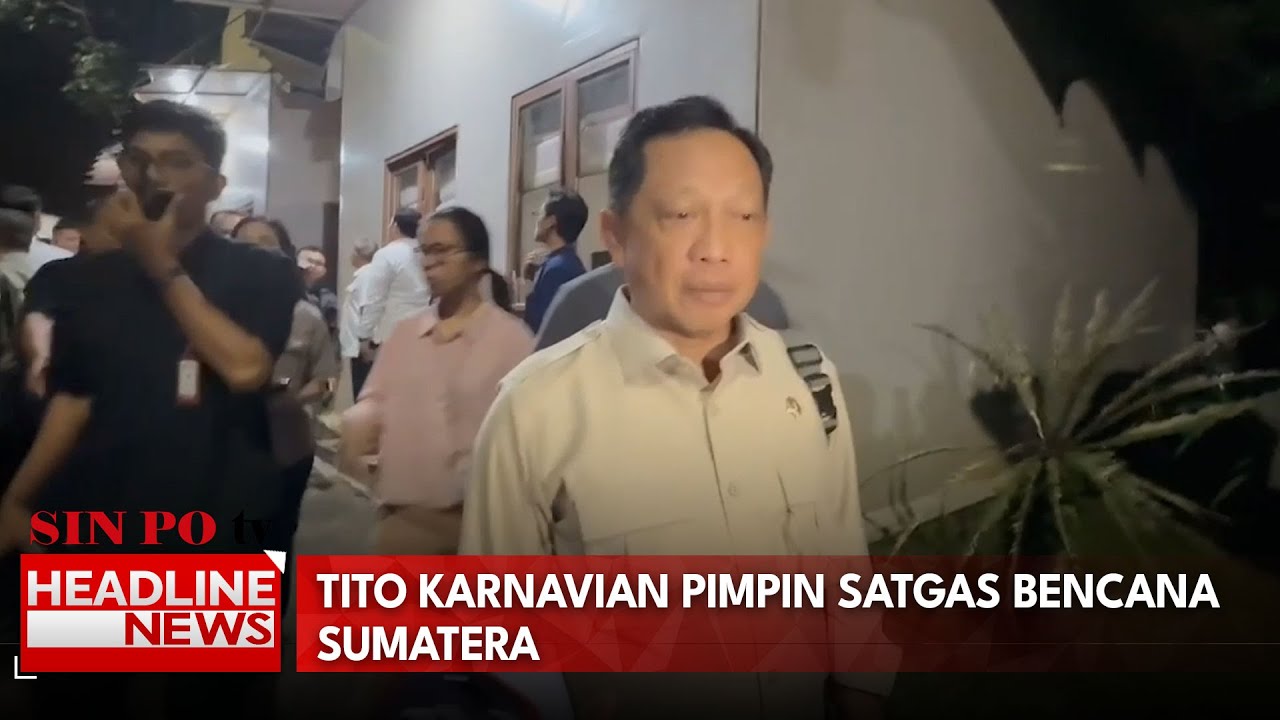 Tito Karnavian Pimpin Satgas Bencana Sumatera