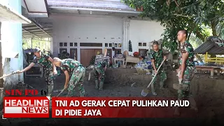 TNI AD Gerak Cepat Pulihkan Paud Di Pidie Jaya