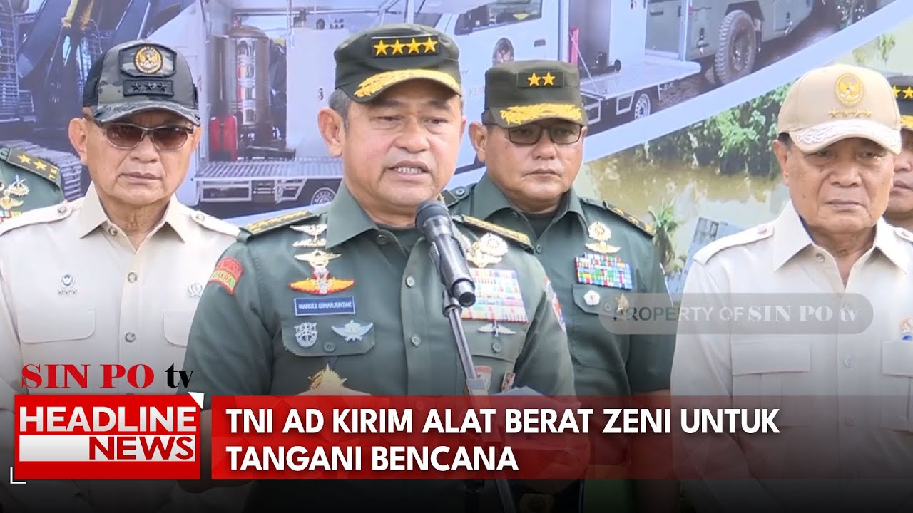 TNI AD Kirim Alat Berat Zeni Untuk Tangani Bencana