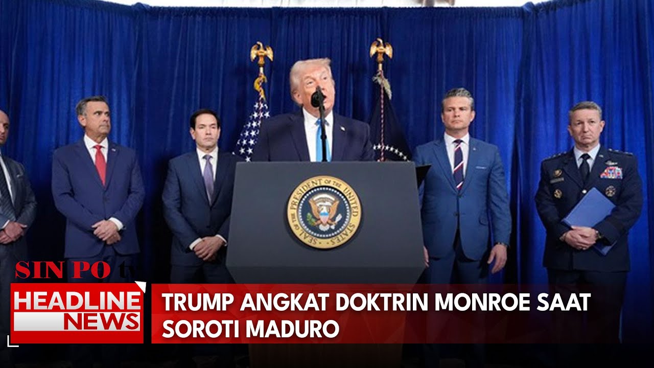 Trump Angkat Doktrin Monroe Saat Soroti Maduro