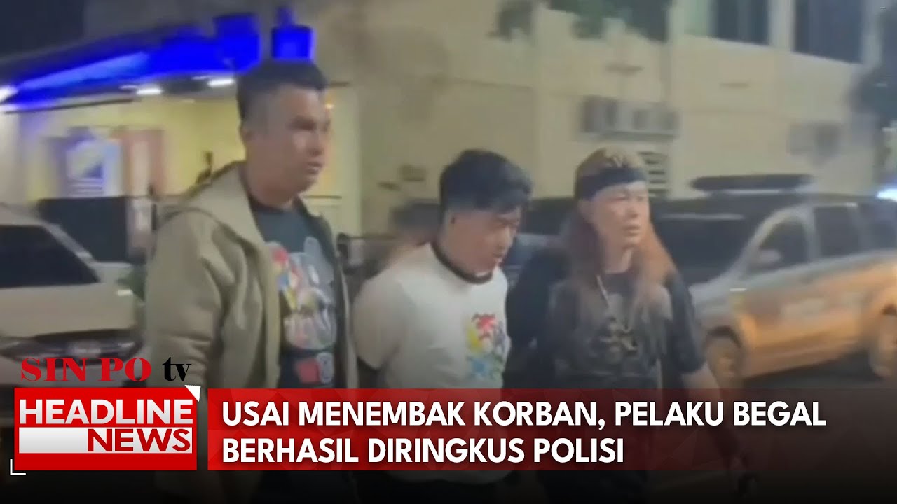 Usai Menembak Korban, Pelaku Begal Berhasil Diringkus Polisi