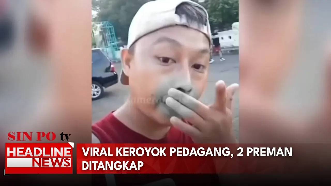 Viral Keroyok Pedagang, 2 Preman Ditangkap