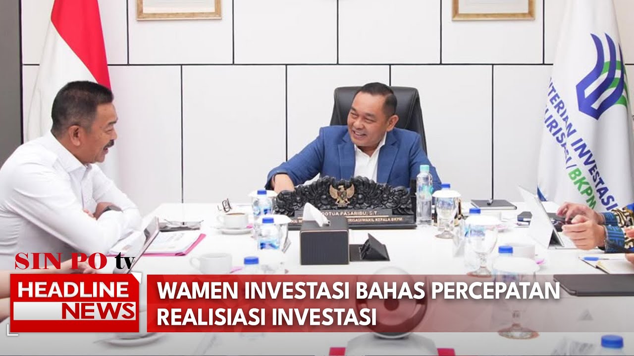 Wamen Investasi Bahas Percepatan Realisasi Investasi