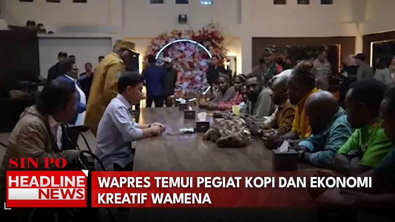 Wapres Temui Pegiat Kopi Dan Ekonomi Kreatif Wamena