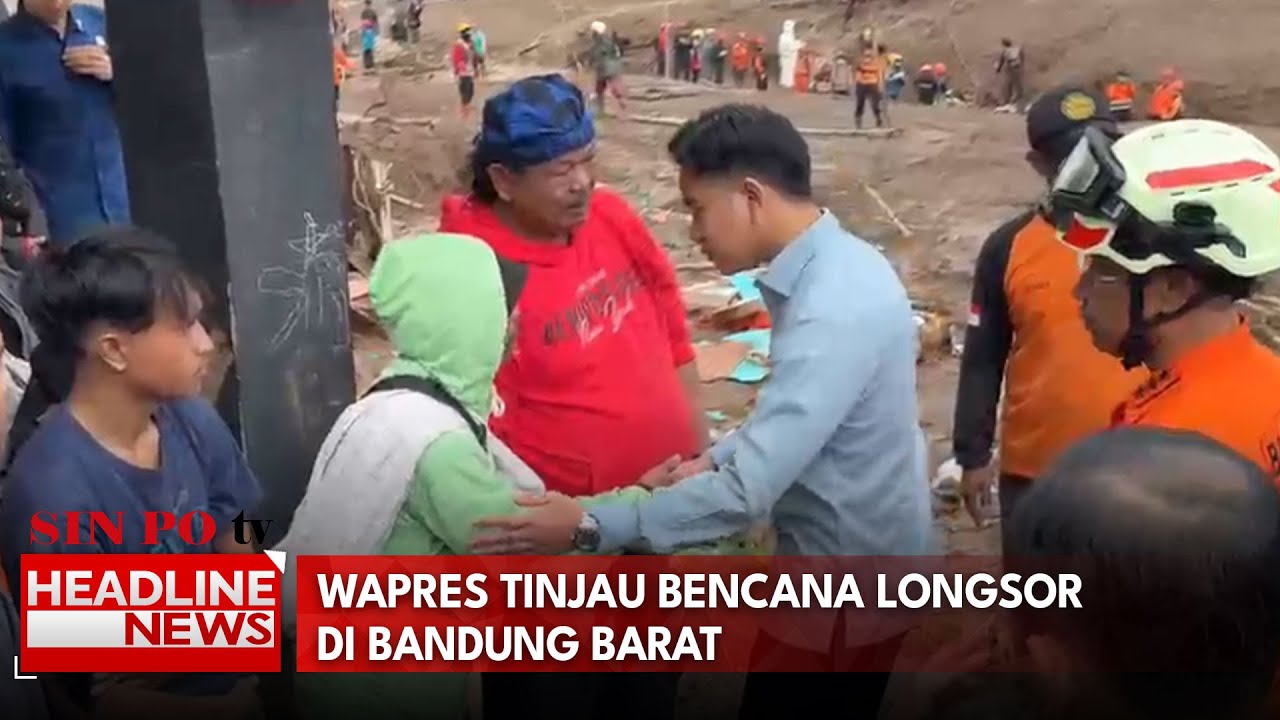 Wapres Tinjau Bencana Longsor Di Bandung Barat