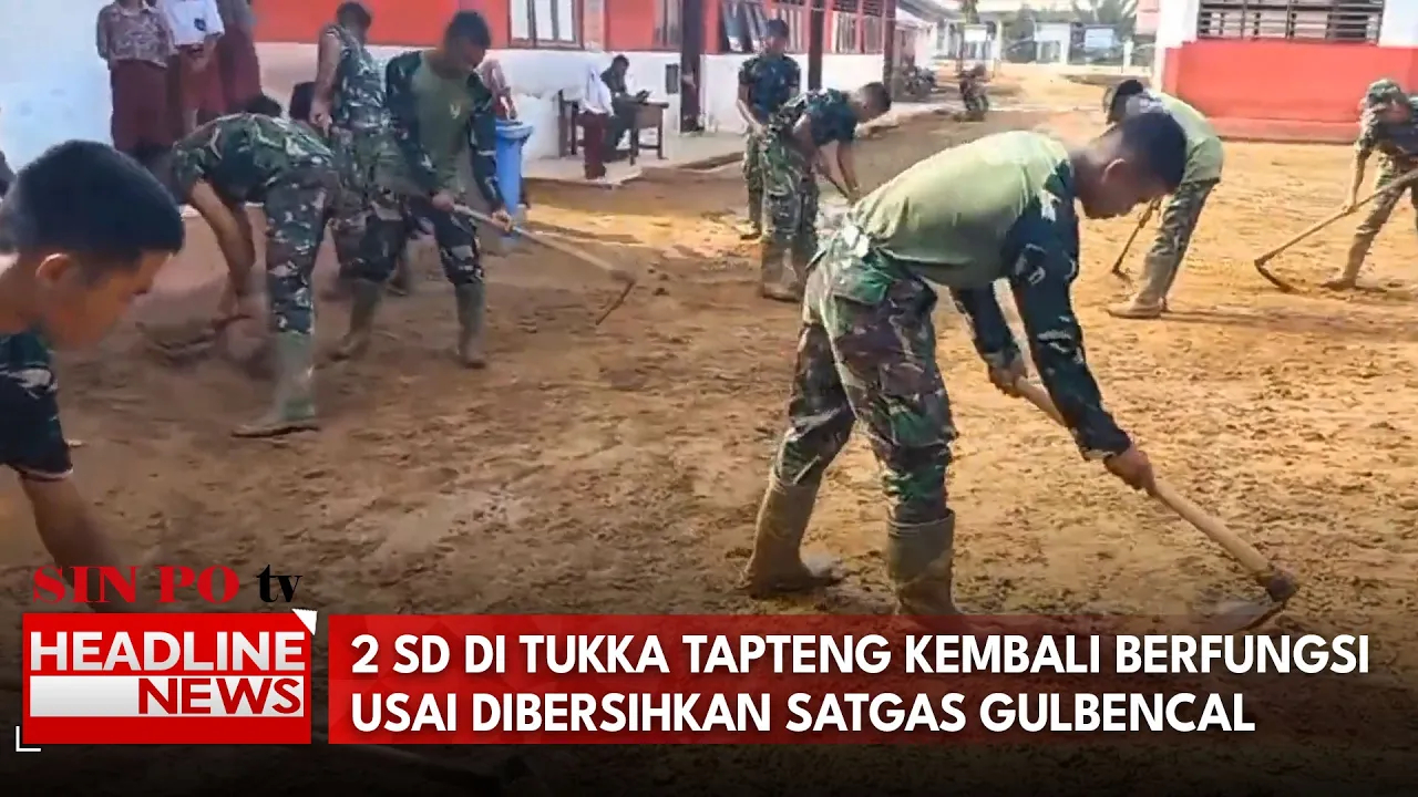 2 SD Di Tukka Tapteng Kembali Berfungsi Usai Dibersihkan Satgas Gulbencal