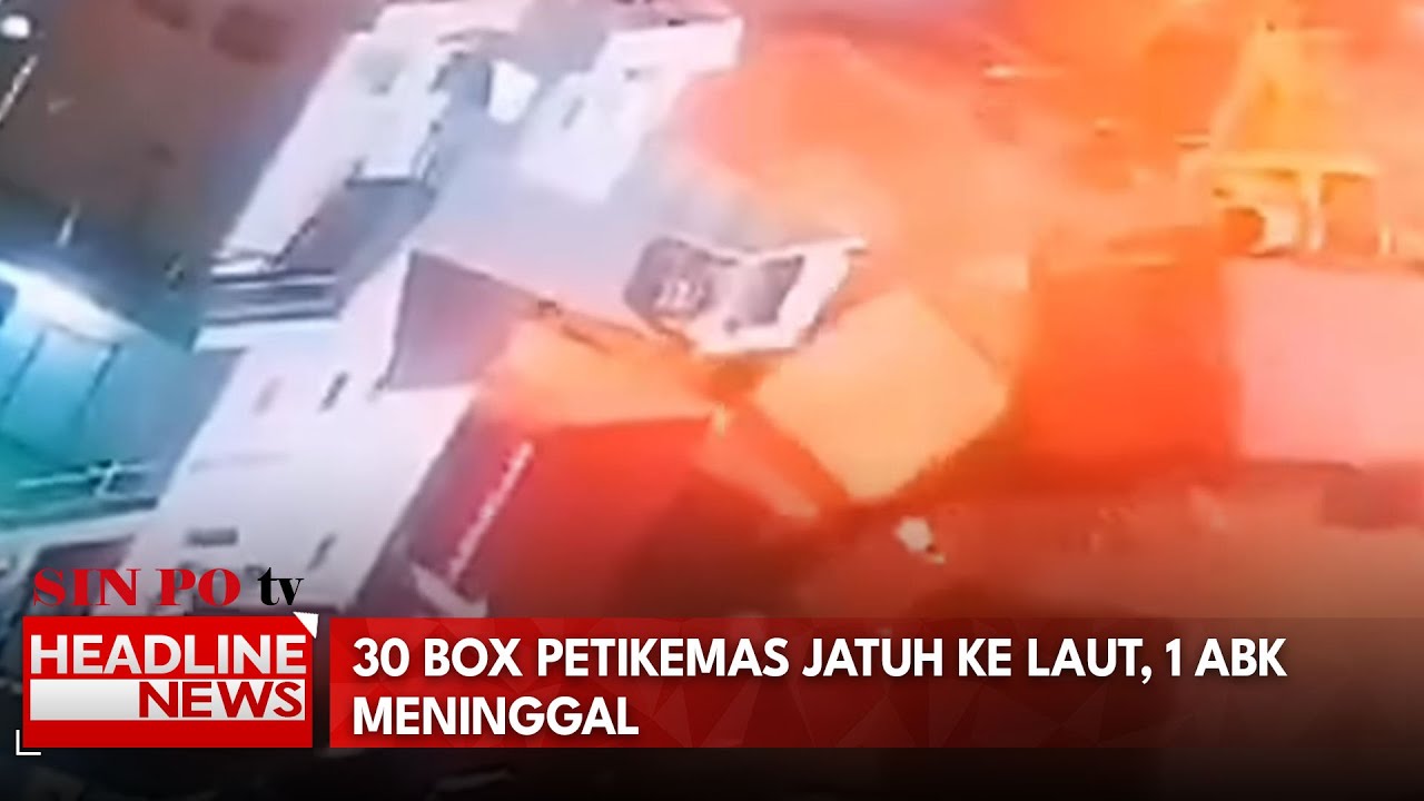 30 Box Petikemas Jatuh Ke Laut, 1 ABK Meninggal