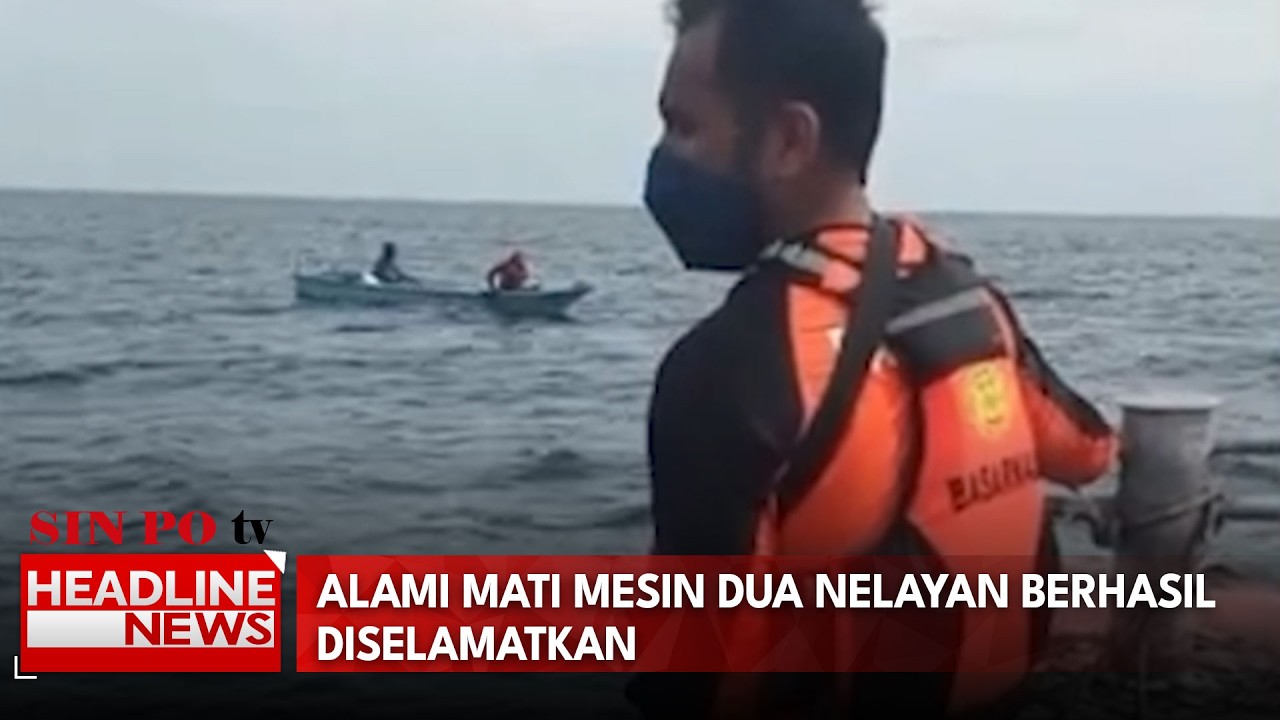 Alami Mati Mesin 2 Nelayan Berhasil Diselamatkan