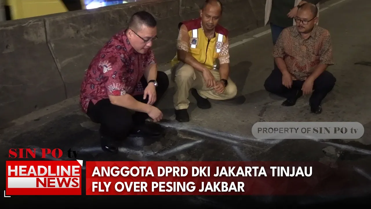 Anggota DPRD DKI Jakarta Tinjau Fly Over Pesing Jakbar