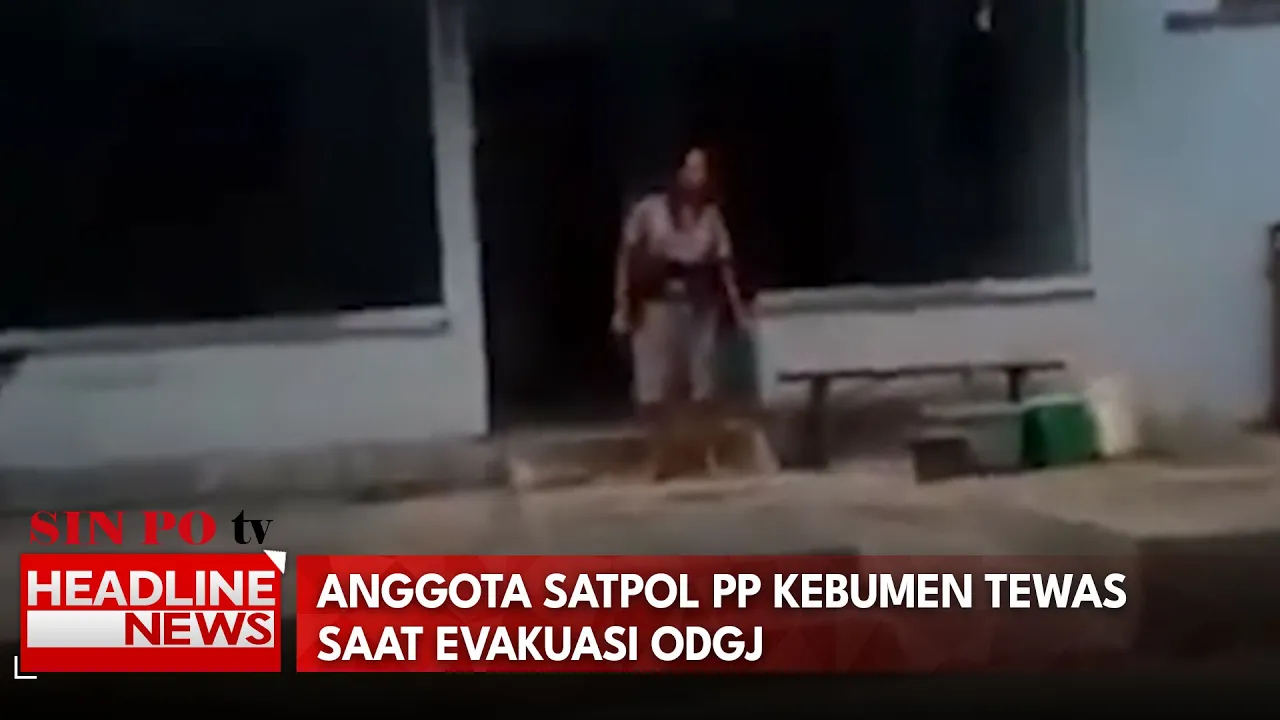 Anggota Satpol PP Kebumen Tewas Saat Evakuasi ODGJ