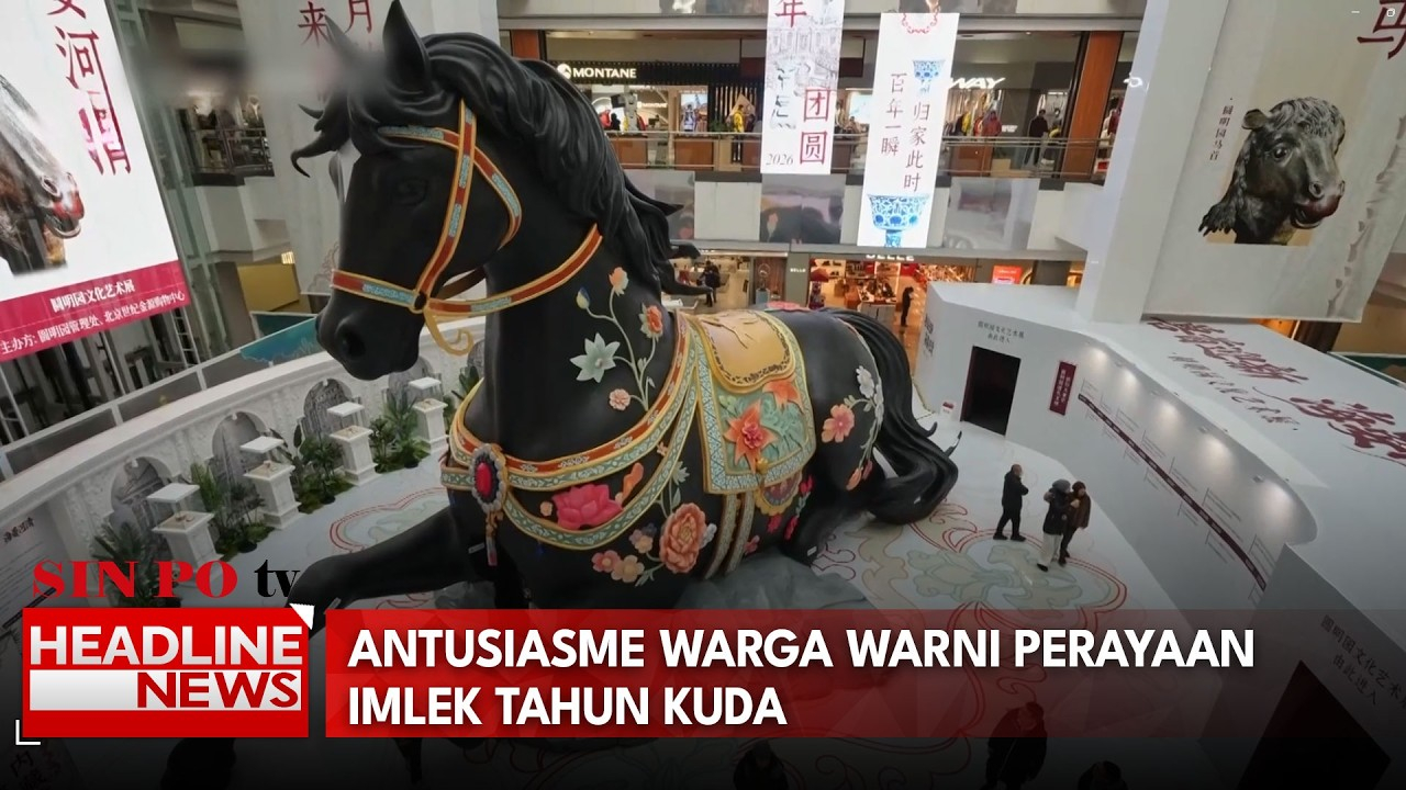 Antusiasme Warga Warni Perayaan Imlek Tahun Kuda