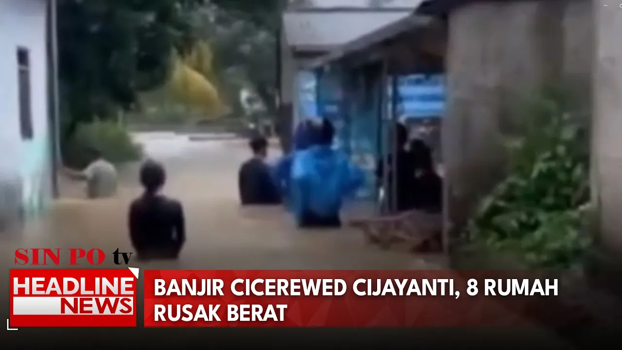 Banjir Cicerewed Cijayanti, 8 Rumah Rusak Berat