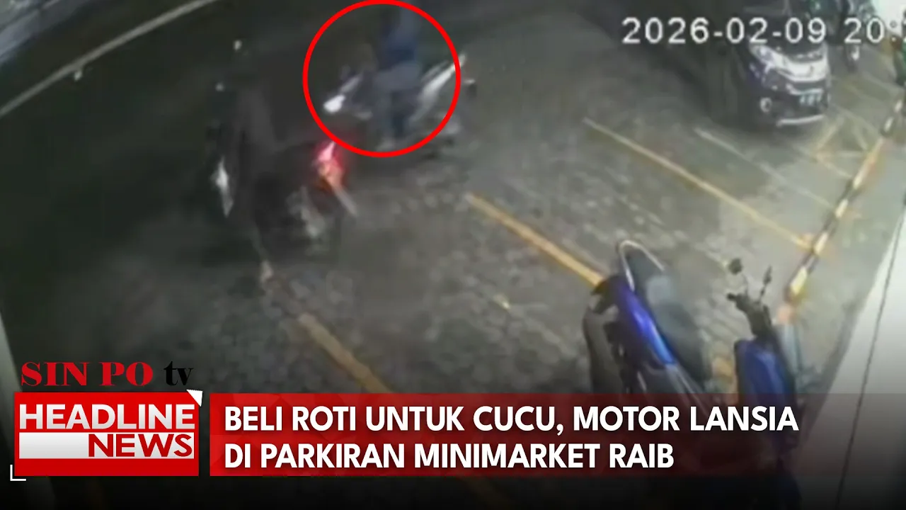 Beli Roti Untuk Cucu, Motor Lansia Di Parkiran Minimarket Raib